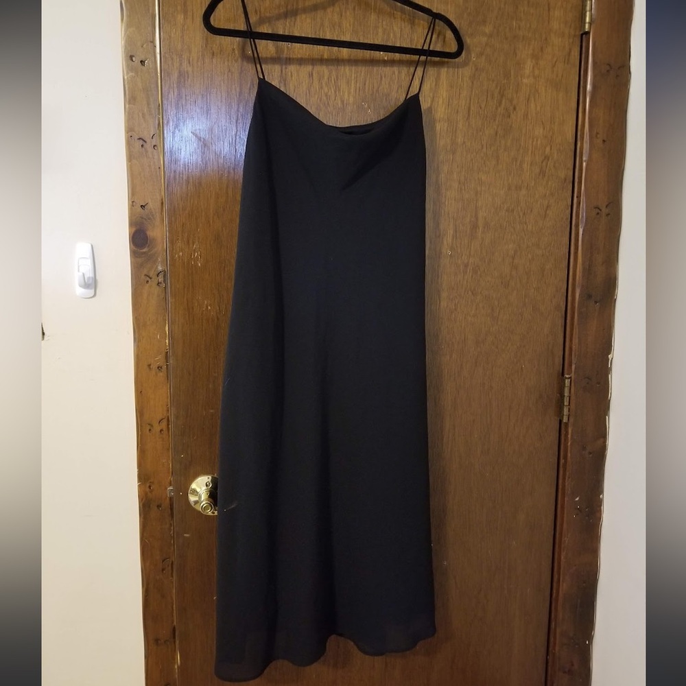 Elegant Black Slip Dress
